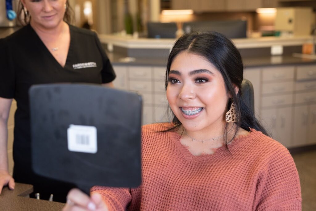 Lubbock Invisalign clear aligners fitting and progress check